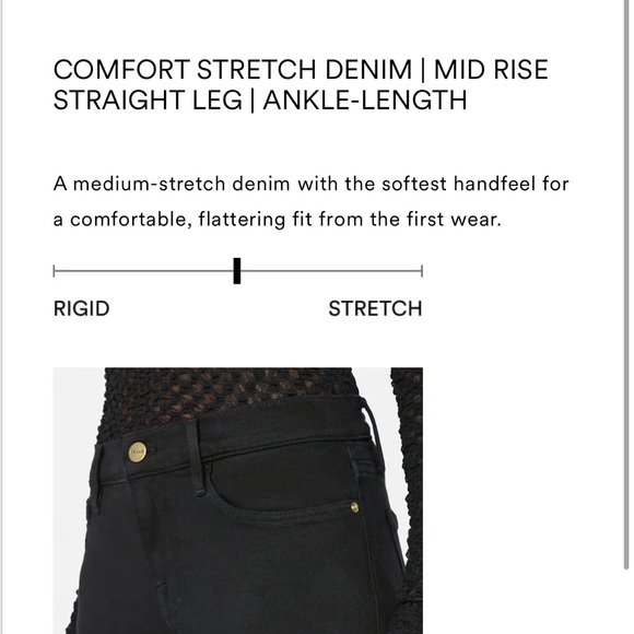 NWT FRAME DENIM LE GARÇON MID-RISE STRAIGHT FIT SIZE 30 - Picture 15 of 16